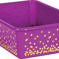 Large Cubby Storage Bins Confetti