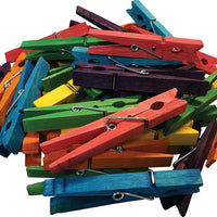 Multicolor Clothespins (50)