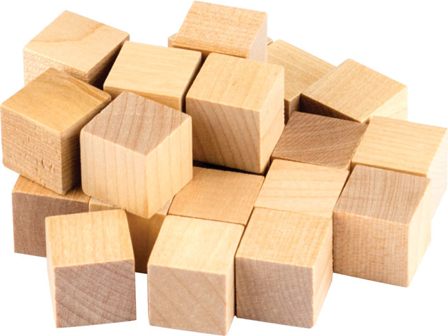 Wooden Cubes (25)