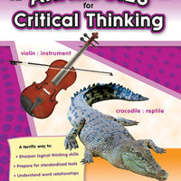 Analogies for Critical Thinking Gr. 6