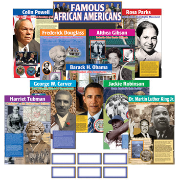 Famous African Americans Bulletin Board Display Set