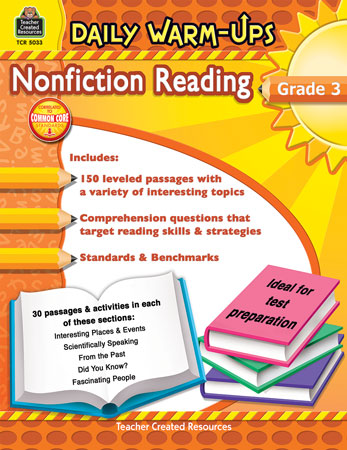 Daily Warm-Ups: Nonfiction Reading Gr. 3-6