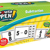 Subtraction Power Pen Learning Cards
