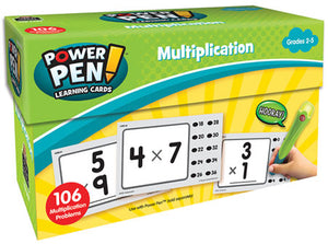 Multiplication Power Pen Learning Cards