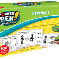 Fractions Power Pen Learning Cards