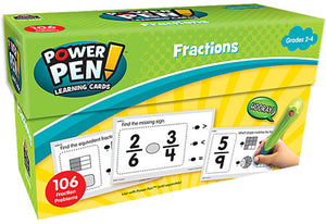 Fractions Power Pen Learning Cards