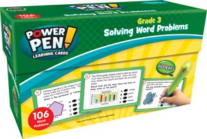 Power Pen Learning Cards: Solving Word Problems Grade 3