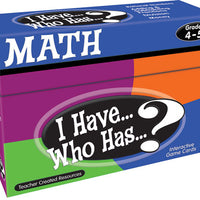 I Have...Who Has...? Math Games Gr 4-5