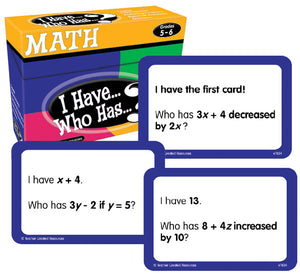I Have...Who Has...? Math Games Gr 5-6