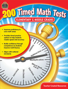 200 Timed Math Tests