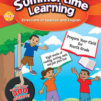 Summertime Learning Grade 4 (English and Spanish Edition)