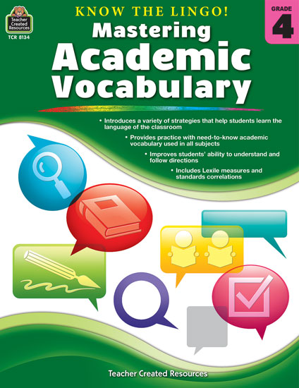 Mastering Academic Vocabulary Gr 4