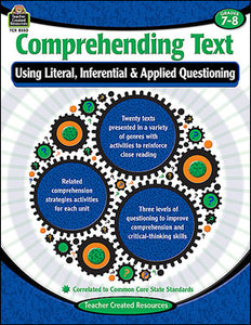 Comprehending Text Grades 7-8 Book