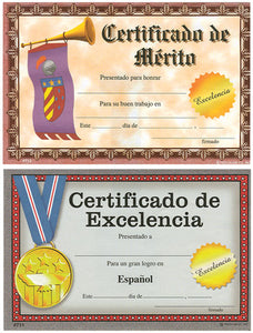 Certificate - Spanish
