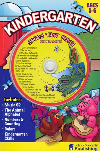 Songs that Teach Kindergarten CD