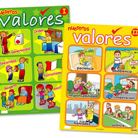 Character Education Charts Spanish Set