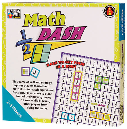 Dashes Math Game Math Dash: Fractions Game | National School Products