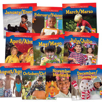 Months of the Year Bilingual Book Set