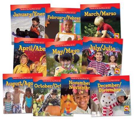 Months of the Year Bilingual Book Set