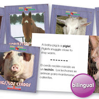 Animals That Live on the Farm Bilingual Book Set